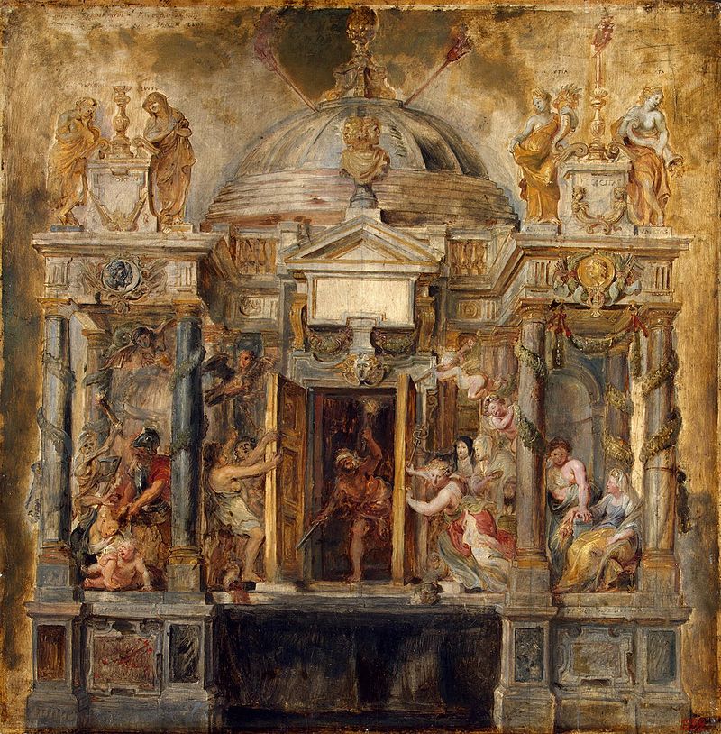 Картина Рубенса «Храм Януса»