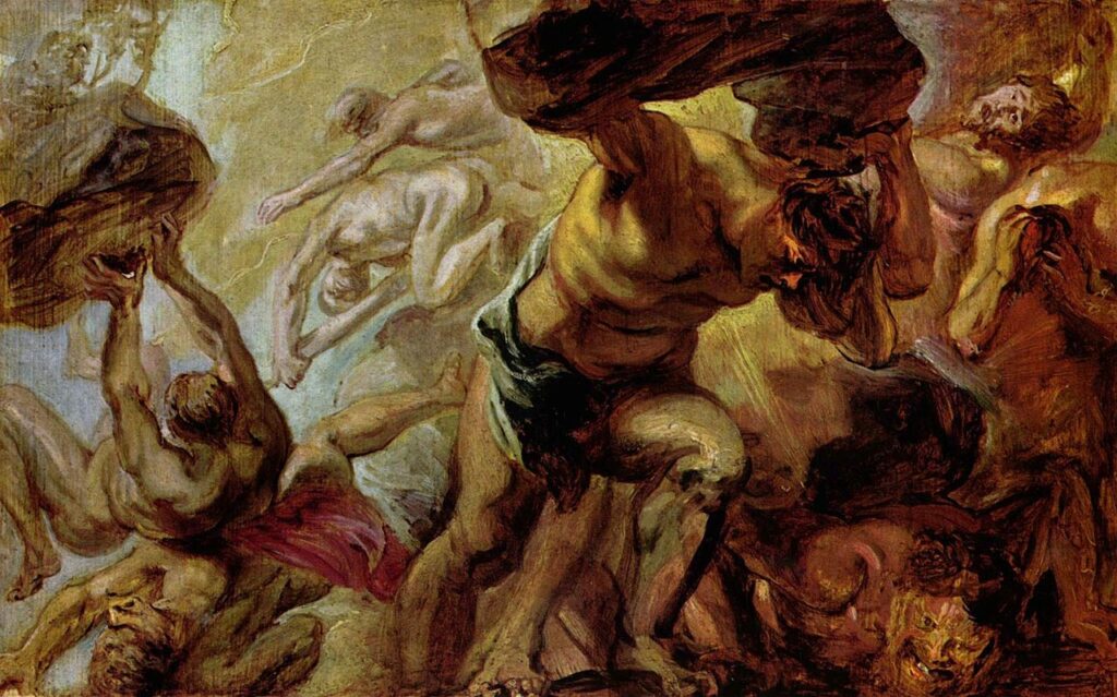 Петер Пауль Рубенс «Падение титанов». Королевские музеи изящных искусств (Брюссель).