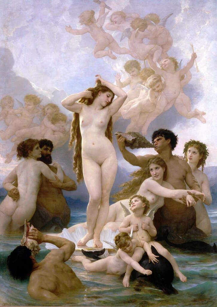«Рождение Венеры». В. Бугро, 1879г.