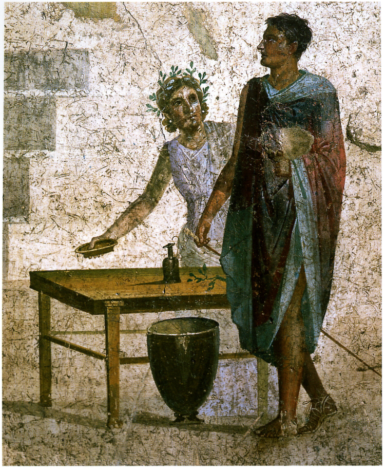 Ясон на античной фреске из Помпей