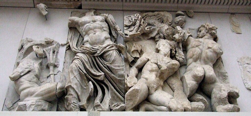 Зевс, сражающийся с Порфирионом