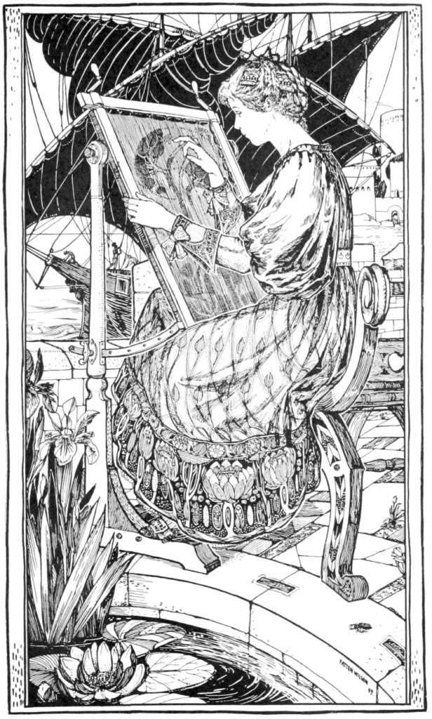 Пенелопа. Иллюстрация к «Жёлтой книге», 1895 год