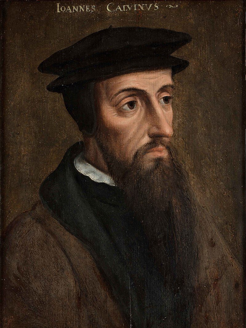 Протестантизм. Портрет одного из основателей Жана Кальвина, около 1550 года. Juan Carreno de Miranda