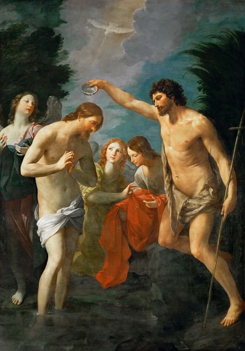 Крещение Христа, ок. 1622–1623, Художник Гвидо Рени. Музей истории искусств, Вена.