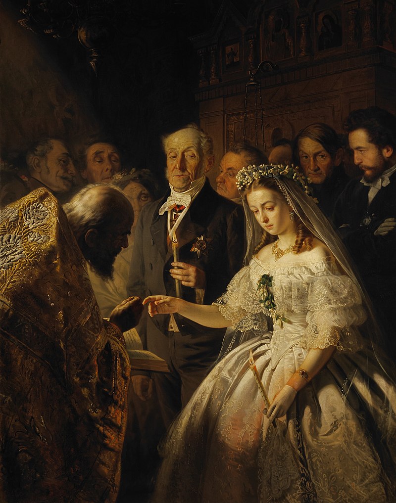 «Неравный брак». Художник Василий Пукирев, 1862г.