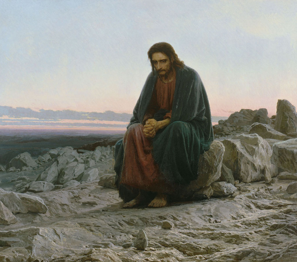 Иван Крамской. «Христос в пустыне». 1872. Государственная Третьяковская галерея