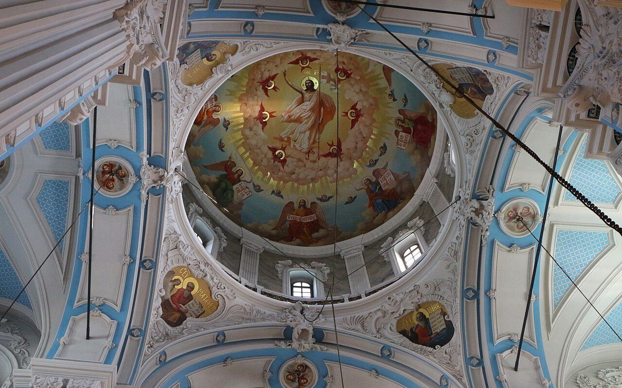 Купол Большой главы Воскресенского собора Ново-Иерусалимского монастыря