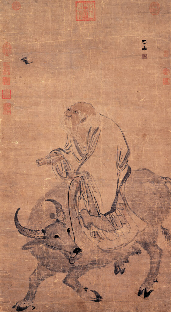 Даосизм: основатель Лао-цзы верхом на быке Чжан Лу (ок. 1464-1538)